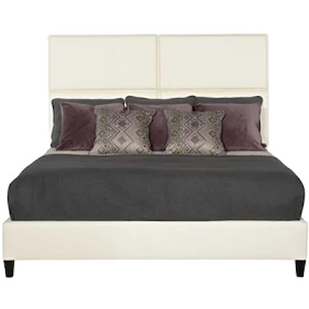 Contemporary Queen Upholstered Sleigh Bed